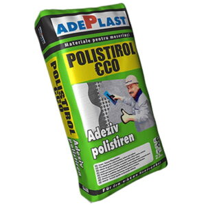 Adeziv pentru polistire, ADEPLAST Polistirol Eco 25 kg, pentru interior si exterior