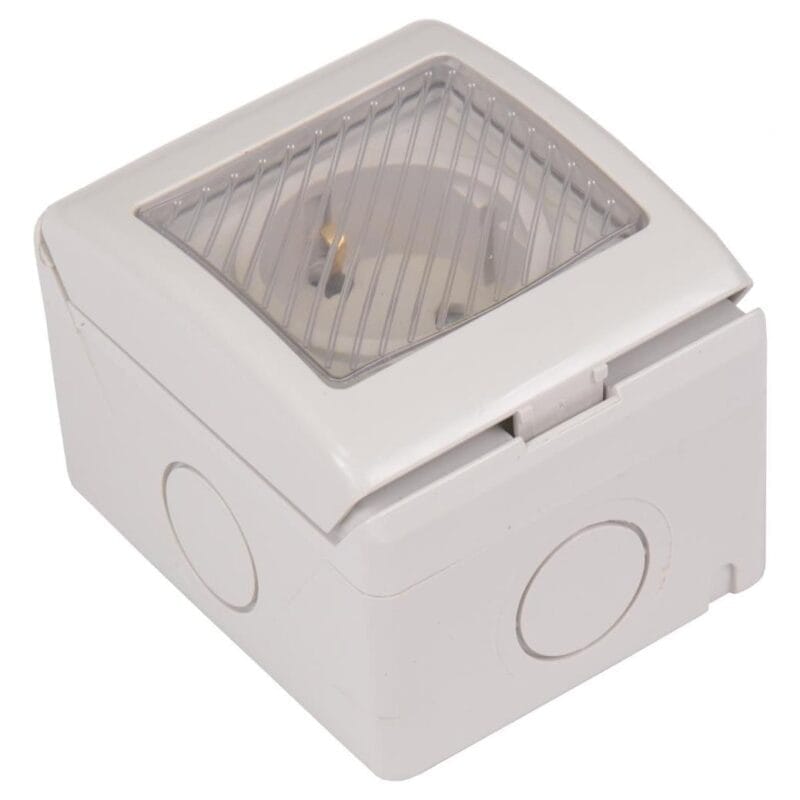 Priza aplicata cu C.P.si capac  IP55P TG-1204.101 TOTAL GREEN EL0014153 - imagine 1