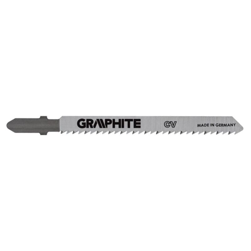 Set 2 lame pentru fierastrau vertical 75x100 mm 10TPI GRAPHITE 57H760 - imagine 1