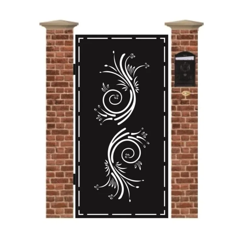 Poarta pietonala din tabla debitata cu plasma MAX 16 1940 x 990 mm