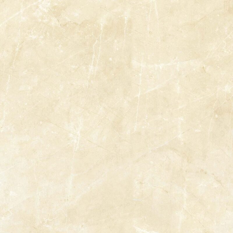 Gresie portelanata lucioasa tip marmura Botticino Beige,45x45 cm, culoare crem, cod 9883 - imagine 3