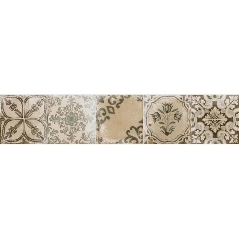 Piesa decorativa Capri Patchwork, model piatra, 2768, 8x40 cm, culoare bej - imagine 3