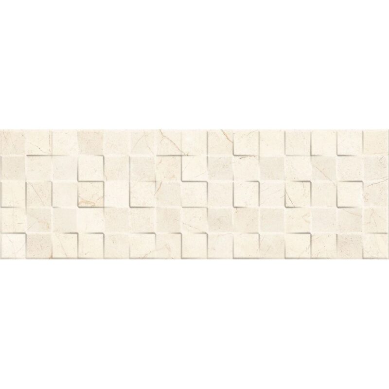 DECORADO-CUBIK-CREMA-MARFIL-en-06beMgcwzeOzkava_square.jpg Piesa decorativa Dec Cubik Crema, model mozaic, A071, 25x75 cm, culoare crem, finisaj lucios, 1,51 mp/cutie - imagine 4