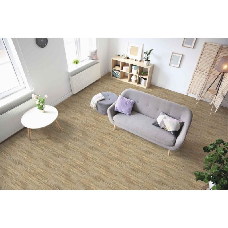 Gresie Natura, model lemn, 6046-0450, 45 x 45 cm, culoare bej, finisaj mat - imagine 2