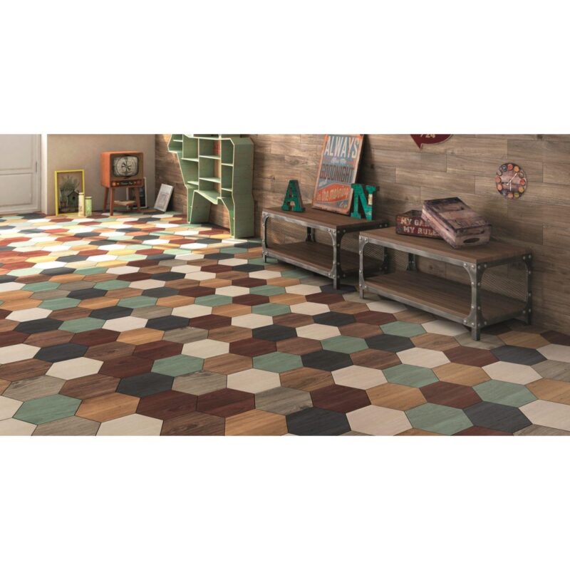 Gresie Atlas Hexa Gris (GPR) 25,8*29 1.01mp/cut - imagine 2