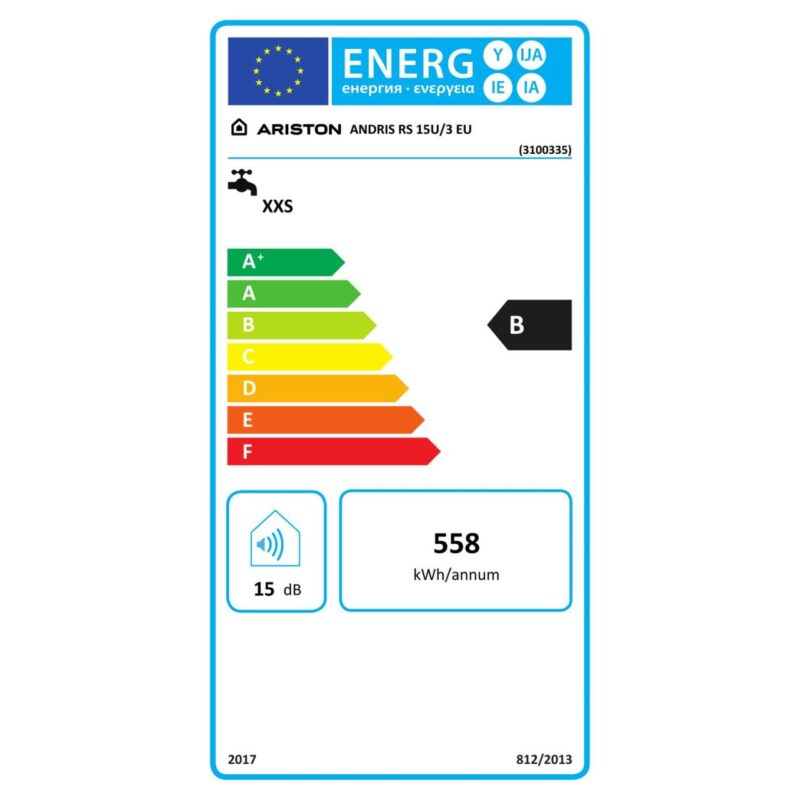 Boiler electric Ariston ANDRIS RS 15 U EU, Rezervor 15L, 1200 W, Montaj Sub Chiuveta - imagine 4