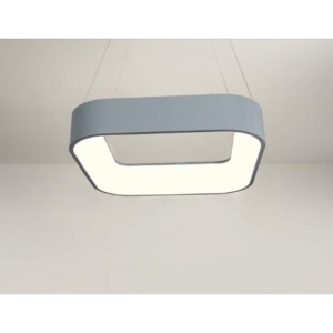 Lustra suspendata 220V dia 450mm negru/alb/gri, metal+acrylic OVK-PL5248-450 - imagine 2