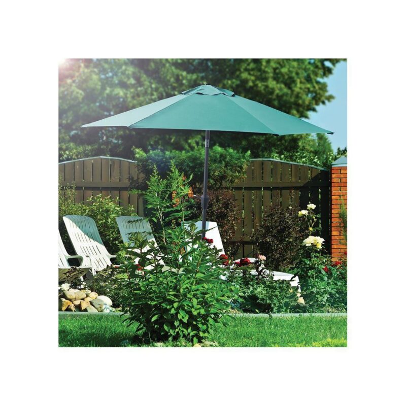 Umbrela de gradina Havana cu inclinatie, culoare verde - imagine 2