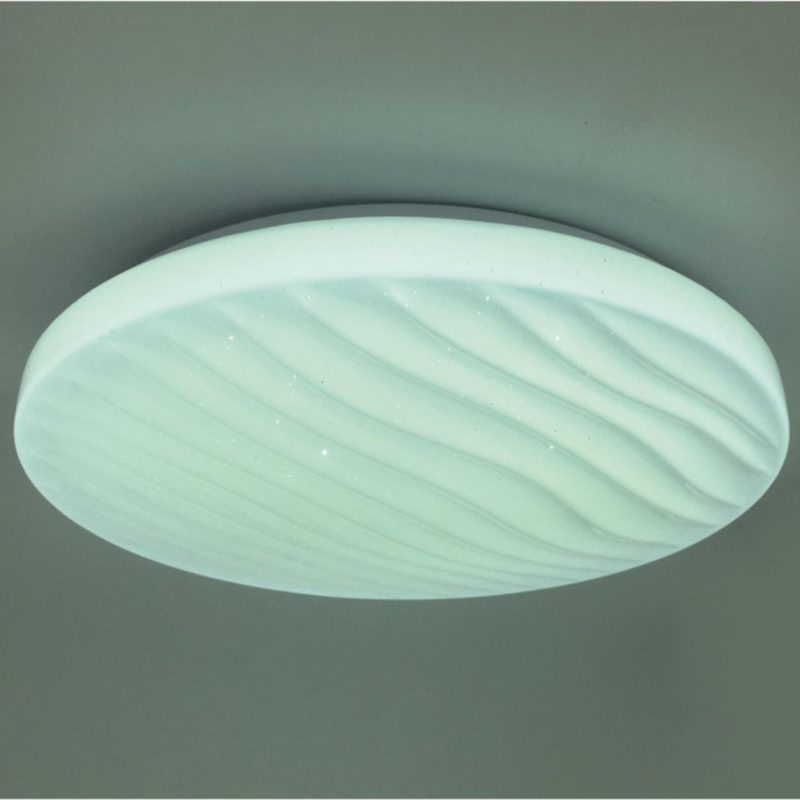 Plafoniera LED 6500K 480xH80mm 48W alb cu puncte HZL-C07-4536S - imagine 2