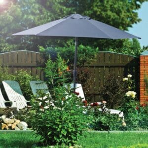 Umbrela de gradina Havana cu inclinatie, culoare antracit - imagine 2