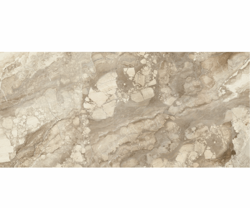 Lastra - placa mare gresie XXL - rectificata Rialto Avorio, tip marmura, 120x260 cm, culoare maro, finisaj lucios - imagine 1