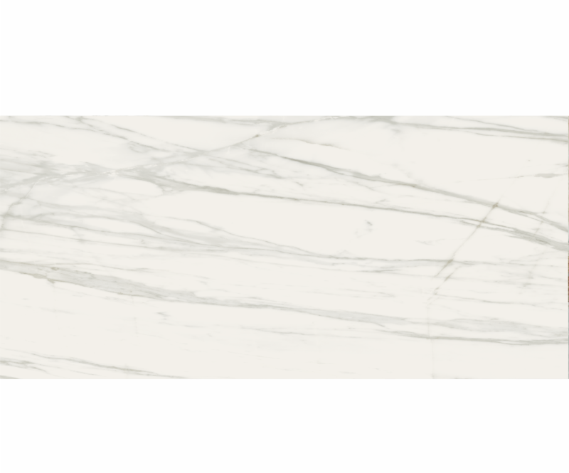 Lastra - placa mare gresie XXL - rectificata Venato White, tip marmura, 120x260 cm, culoare alb, finisaj lucios - imagine 1