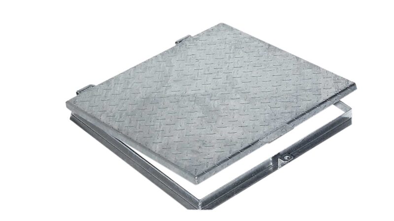 Capac cu Cadru Zinc 300X300 mm, Dakota - imagine 1