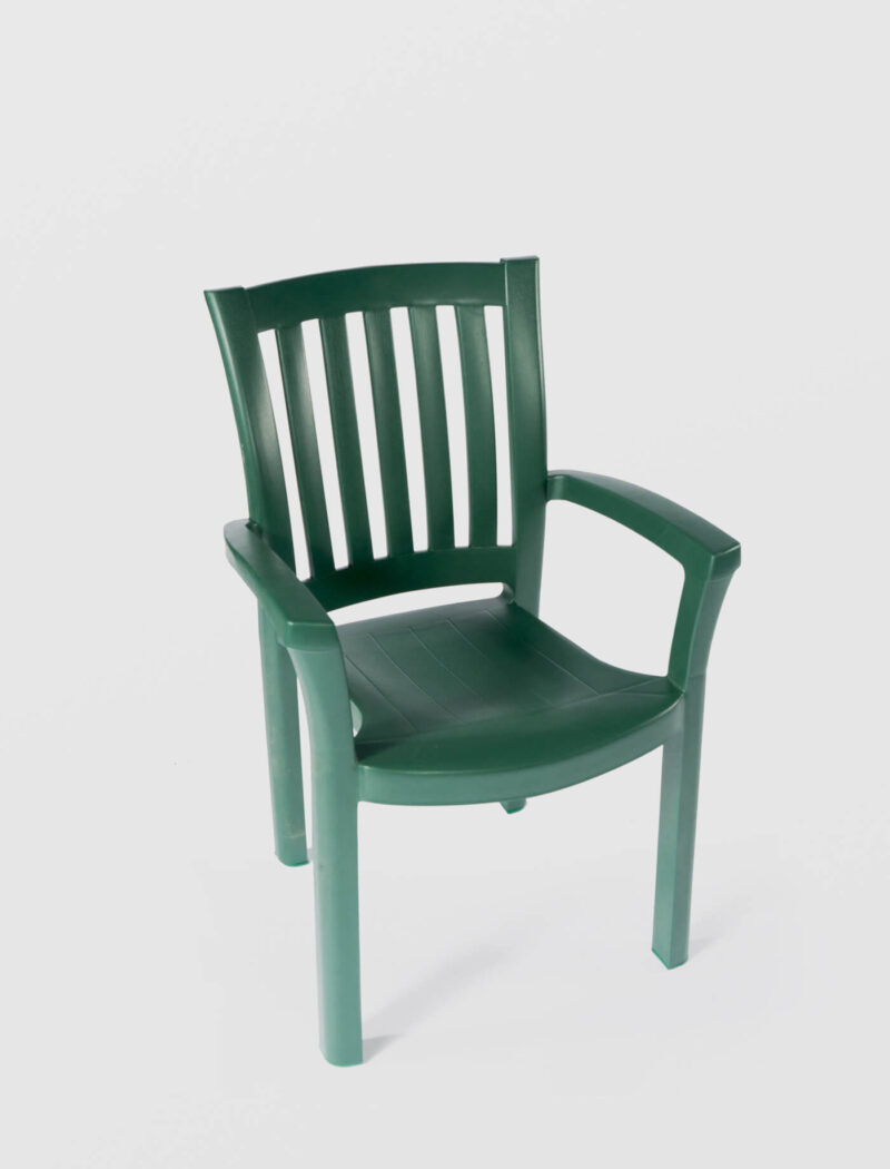 Scaun gradina clasic verde - imagine 2