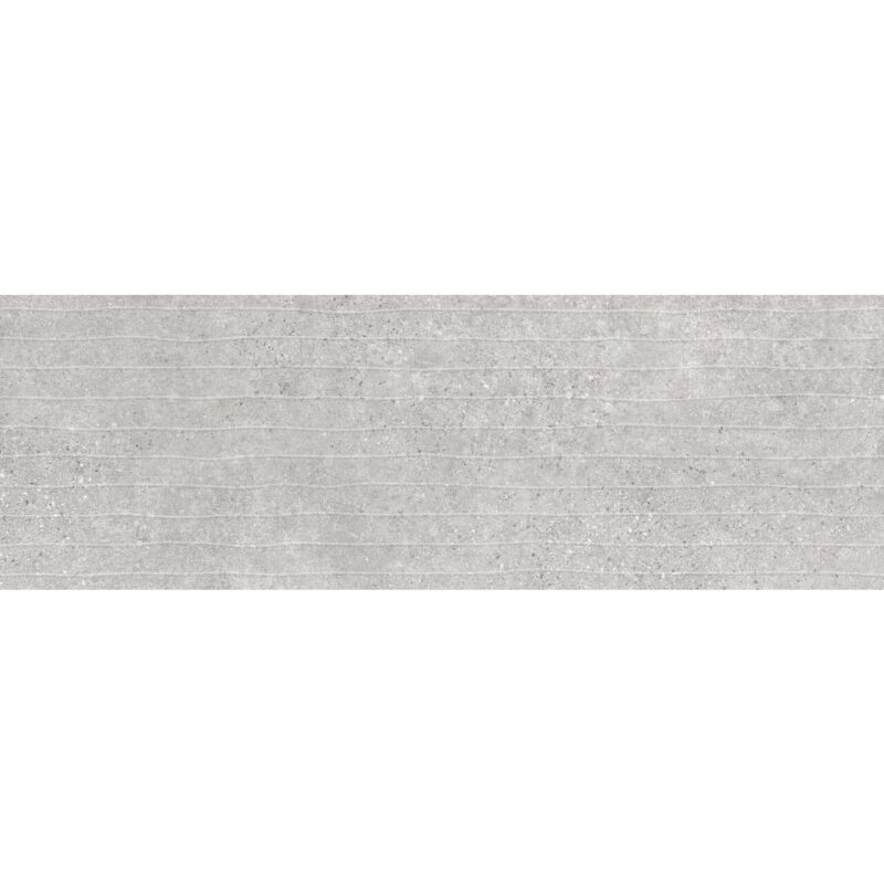Faianta Corona Stripes Grey 4713, tip ciment, 25.5x75.5 cm, gri - imagine 2