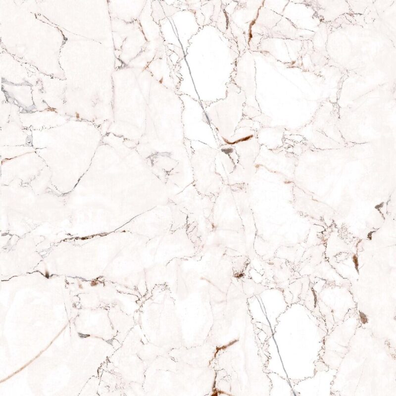 Gresie portelanata 6215 Marquina White, model marmura, 45x45 cm, culoare albastra, finisaj mat - imagine 3