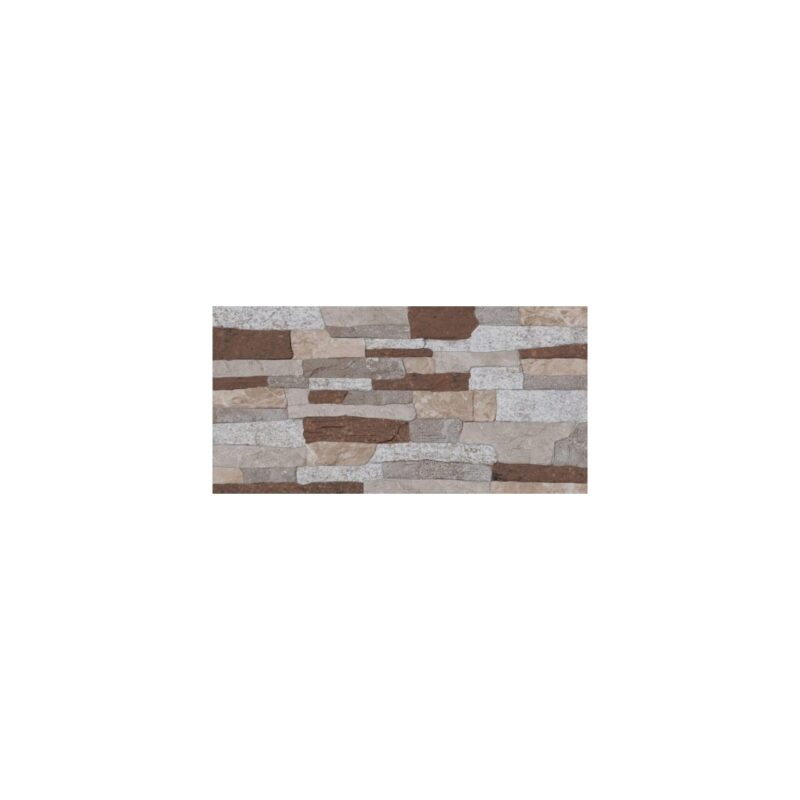 Faianta Adobe Gris, tip piatra, 23x46 cm, finisaj mat, culoare gri - imagine 2
