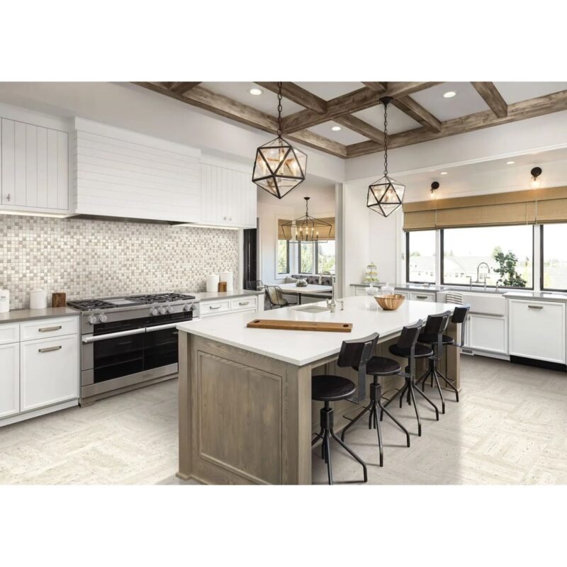 Creativo_bucatarie_square.jpg Gresie Creativo, model piatra, 6046-0452, 45 x 45 cm, culoare crem, finisaj mat - imagine 4