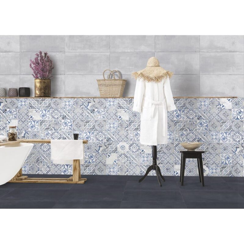 Gresie Essential, model ciment, 6060-0333, 60 x 30 cm, culoare gri, finisaj mat - imagine 2