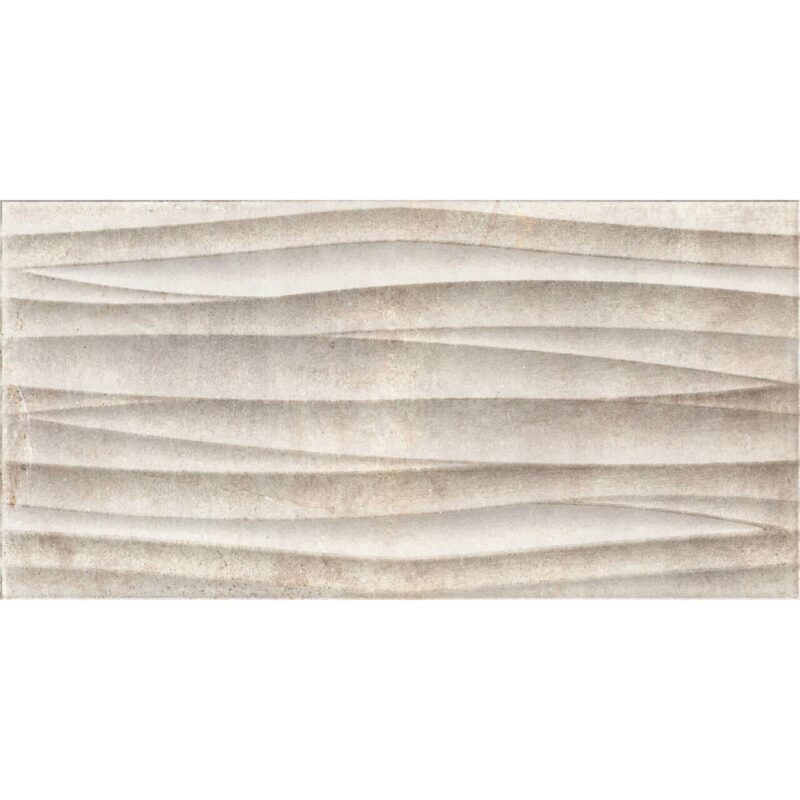 FAIANTA-KALINA-OLAS-BEIGE-25x50-1-51mp-cut-4_square.jpg Faianta Kalina Olas Beige, model valuri 3d, 25x50 cm, bej, finisaj mat - imagine 3