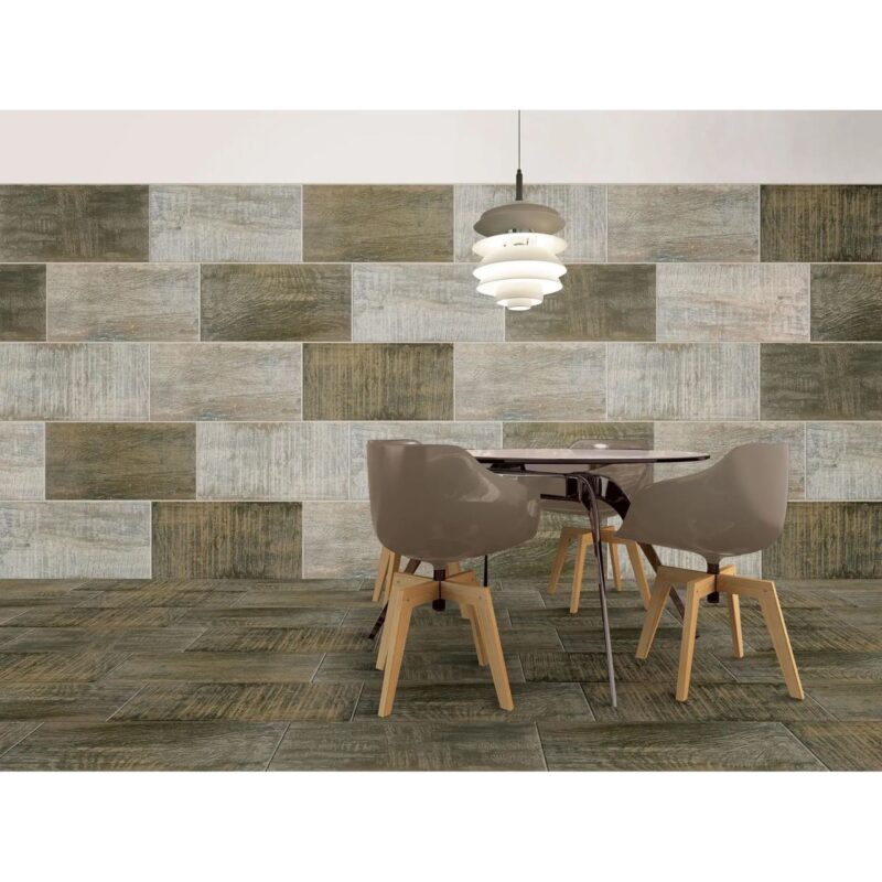 Gresie Retrowood, model lemn, 6060-0248, 60x30 cm, culoare maro, finisaj mat, 1,27 mp/cutie - imagine 3