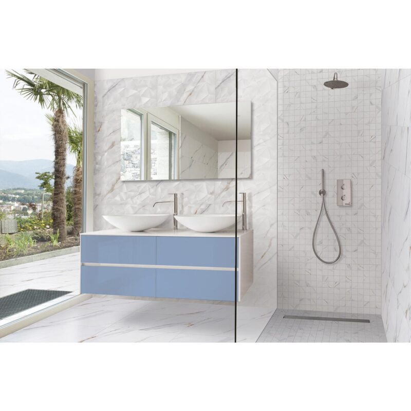 Faianta Statuario, model marmura, 2051-0207, 50 x 25 cm, culoare alb, finisaj lucios - imagine 9