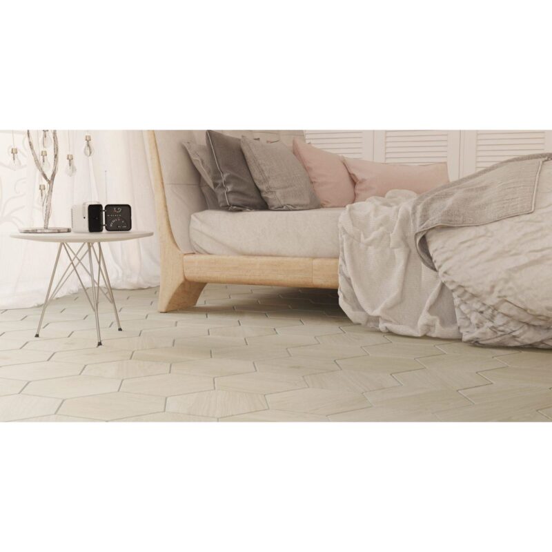 Gresie Atlas Hexa Blanco (GPR) 25,8*29 1.01mp/cut - imagine 3