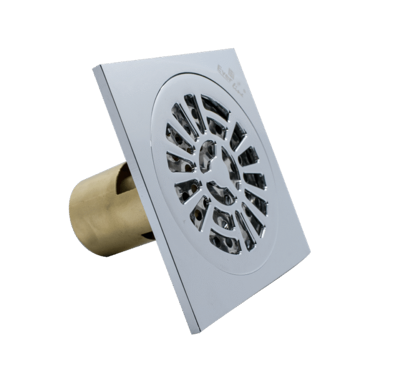 Sifon pardoseala cu ventil alama si capac inox VEN-S1022 - imagine 1