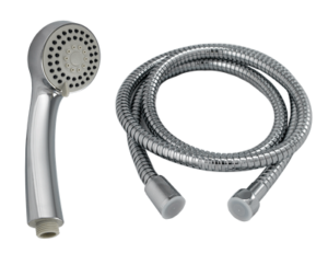 Baterie cada si dus cu furtun, para si suport Ermetiq finisaj CROM ER-A201 - imagine 6
