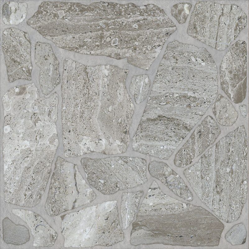 Gresie portelanata 9741 Debris Grey, model piatra, 33.3x33.3 cm, culoare gri, finisaj mat - imagine 3