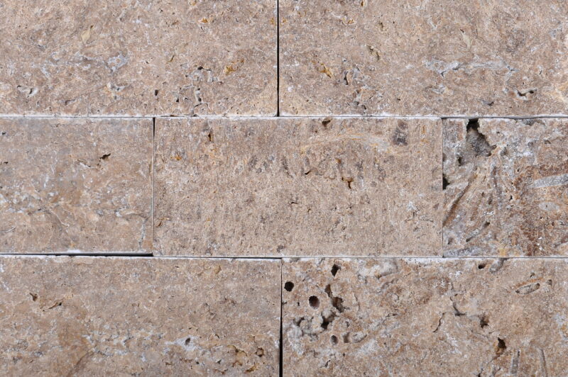 Travertin Noce Scapitat 5 x 10 x 1.5 cm T071 - imagine 4