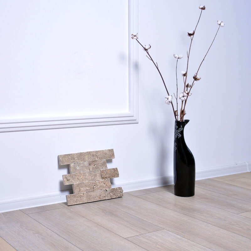 Travertin Noce Scapitat 5 x 10 x 1.5 cm T071 - imagine 8