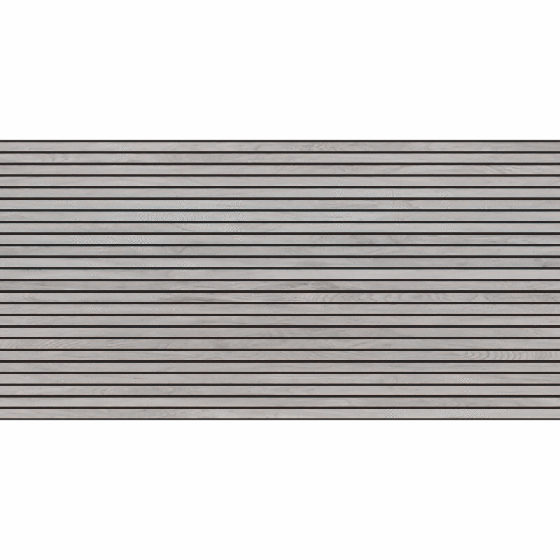 Gresie Sagano Gray Dark Line, model lemn, 60x120 cm, gri inchis - imagine 3