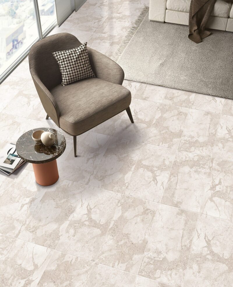 Gresie Anfora Cream, model ciment, 30x60 cm, ANF3, crem - imagine 2