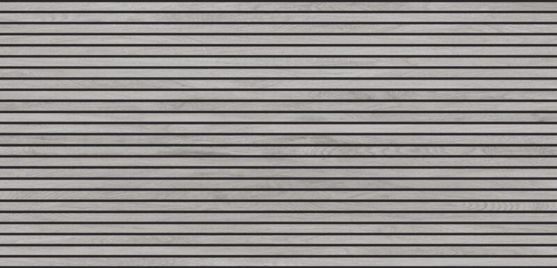 Gresie Sagano Gray Dark Line, model lemn, 60x120 cm, gri inchis - imagine 3