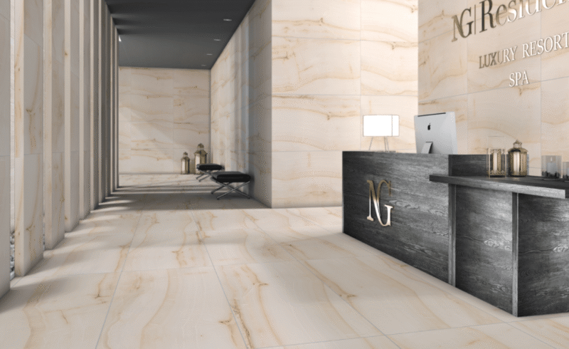 Gresie Rectificata Opal Bone Nano 60x120 cm model marmura 55012938RN - imagine 6