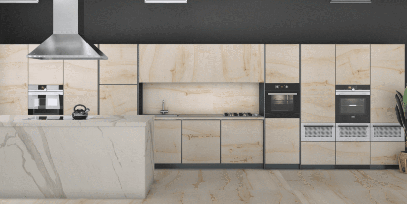 Gresie Rectificata Opal Bone Nano 60x120 cm model marmura 55012938RN - imagine 3