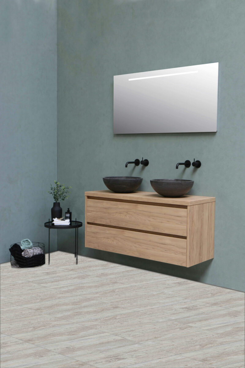 Gresie Fossil Beige 30.3x60.6 cm model lemn 9082A11 - imagine 2