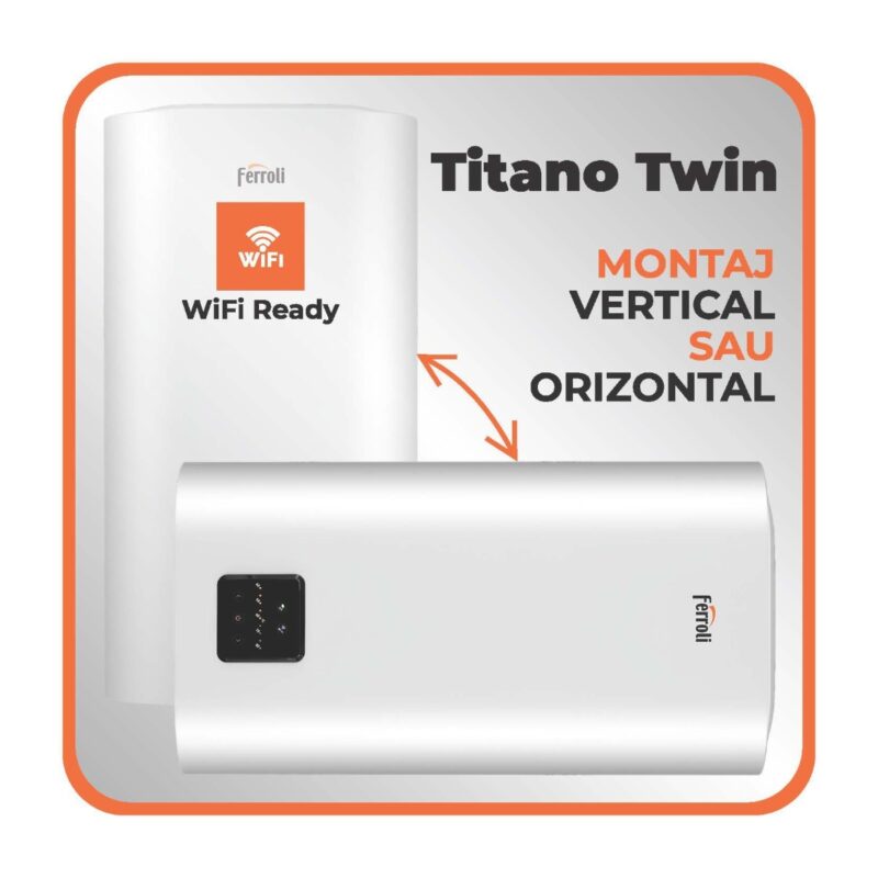 Boiler electric Titano Twin 50 - imagine 4