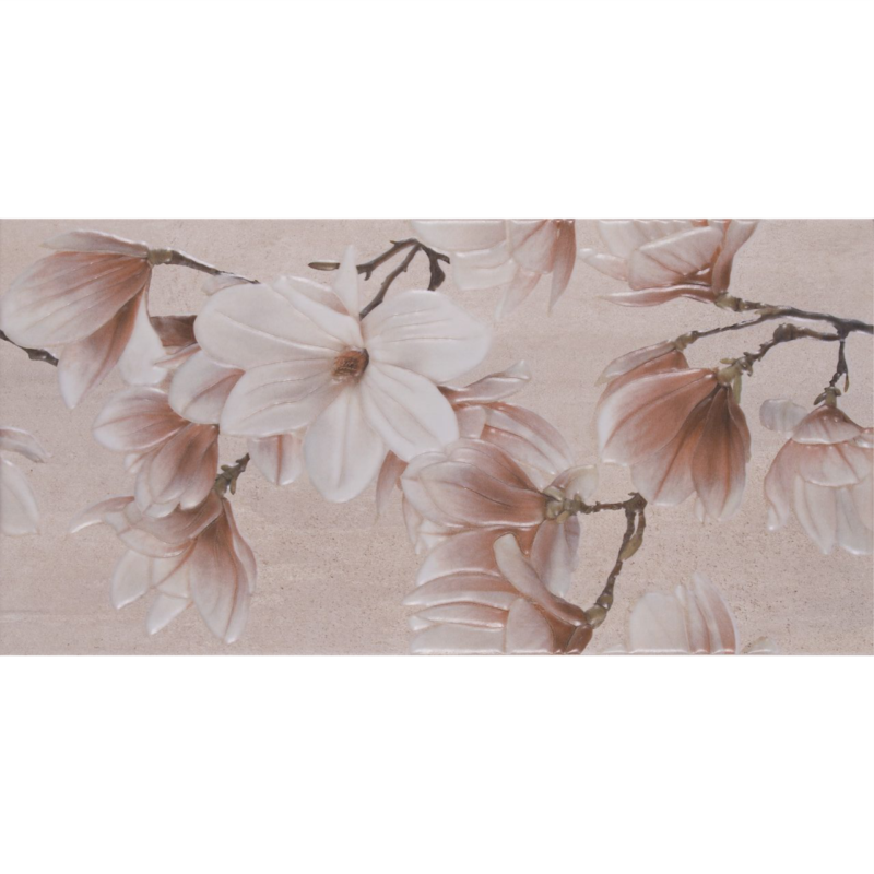 Piesa decorativa 2726 RHEA MAGNOLIA BEIGE 25x50 cm - imagine 1