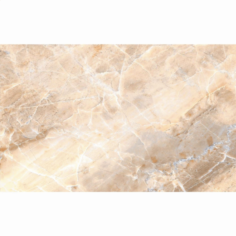 Faianta lucioasa tip marmura Jasper Beige, 25X40 cm, crem, cod 4678 - imagine 3