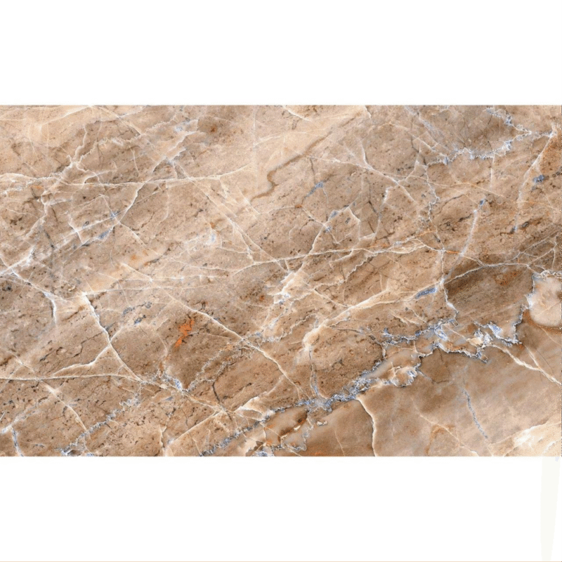 Faianta lucioasa tip marmura Jasper Brown, 25X40 cm, crem, cod 4679 - imagine 3