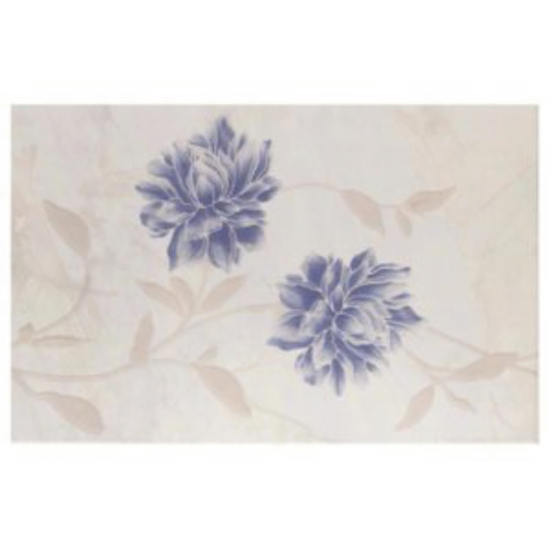 3800745725414 Piesa decorativa 7254 Diana-2 Blue Comfort, model flori, 25x40 cm - imagine 1