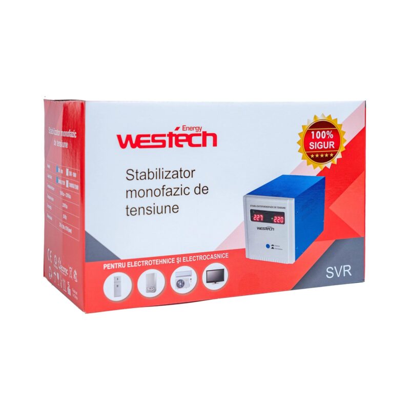 642620670xxxx-Stabilizator-Monofazic-SVR-500-1-min-scaled-1.jpg Stabilizator tensiune SVR 500 VA Westech (Cod: 92306) - imagine 4