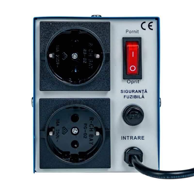 642620670xxxx-Stabilizator-Monofazic-SVR-500-6-min-scaled-1.jpg Stabilizator tensiune SVR 500 VA Westech (Cod: 92306) - imagine 3