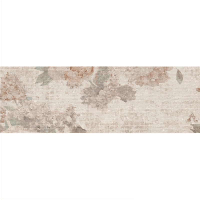 Piesa decorativa bej Tibetstone TBB23 model floral 25x75 cm - imagine 6