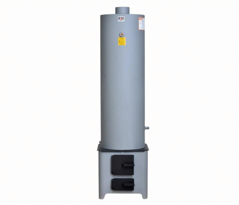 boiler Ansamblu boiler 90 L cu usi fonta + termo. 120C FM - imagine 1