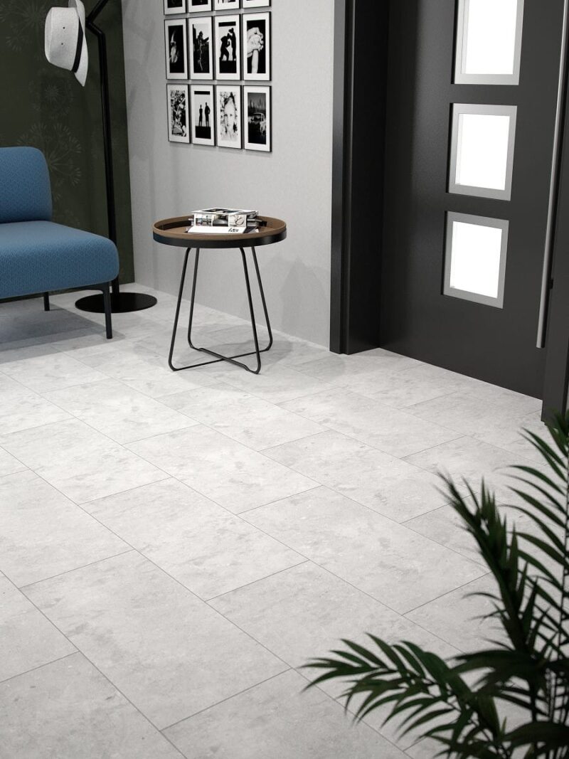 Pardoseala SPC Kronospan Rocko 5 mm, Concrete R109, 1210x295 mm, clasa 34 - imagine 2