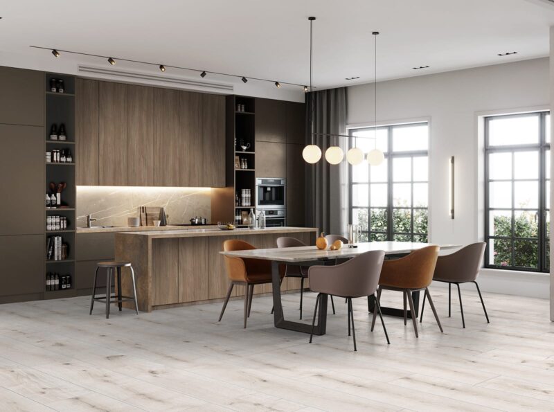 Pardoseala SPC Kronospan Rocko 5 mm, White Poppy R129, 1210x295 mm, clasa 34 - imagine 3