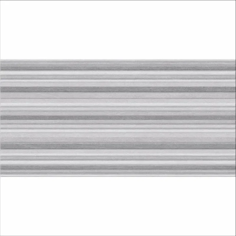 Faianta Ayrona Lines relief 25x50 cm, model dungi, finisaj mat, gri, model dungi, finisaj mat, gri - imagine 3